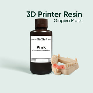 3D Printer Pink Gingiva Mask Resin 1 Bottle (500g)