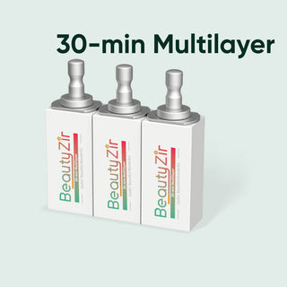 Bloco de sinterização rápida de zircônia multicamadas de 30 min Sistema Sirona 5 peças 