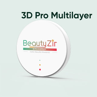 Sistema aberto de bloco de zircônia multicamadas 3D Pro 98mm 