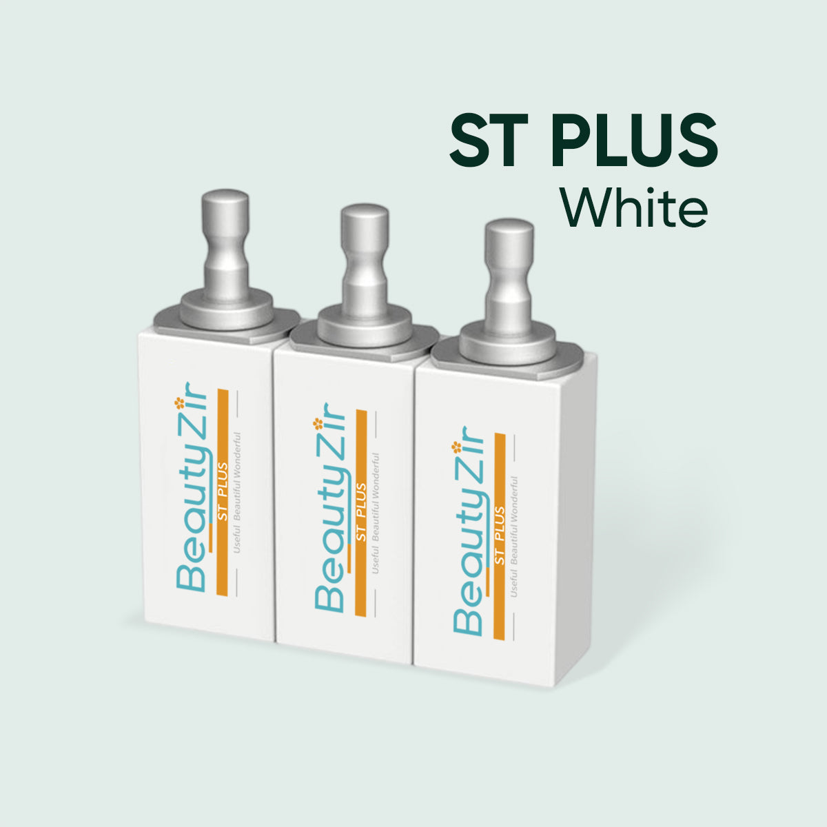 ST PLUS Bloco de Zircônia Branca Sistema Sirona 5 Peças 