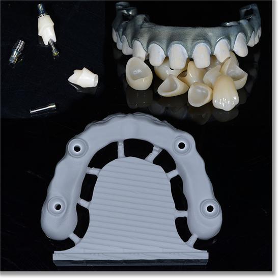 Sistema aberto de bloco de zircônia branca HT 98mm