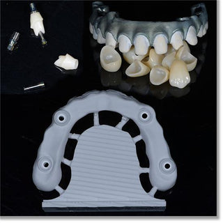 Sistema aberto de bloco de zircônia branca HT 98mm