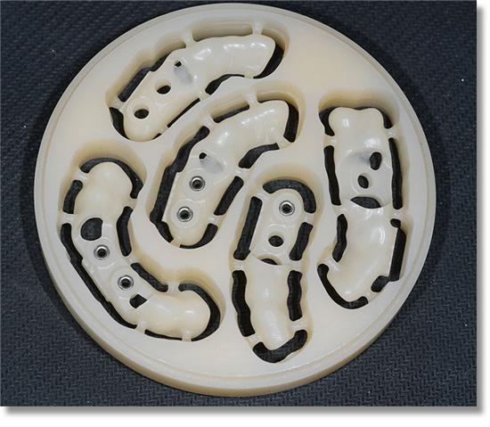 Monochrome PMMA Block—Open System (98mm) 22mm-30mm