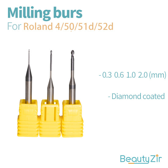 Milling burs——Roland DWX-4/50/51d/52d