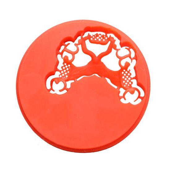 Disco WAX—zirkon zahn (95mm)—Branco/Vermelho/Azul (5 unidades)